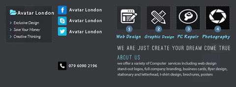 Avatar London Graphic Design Web Design Computer Repair Iphone Repair photo